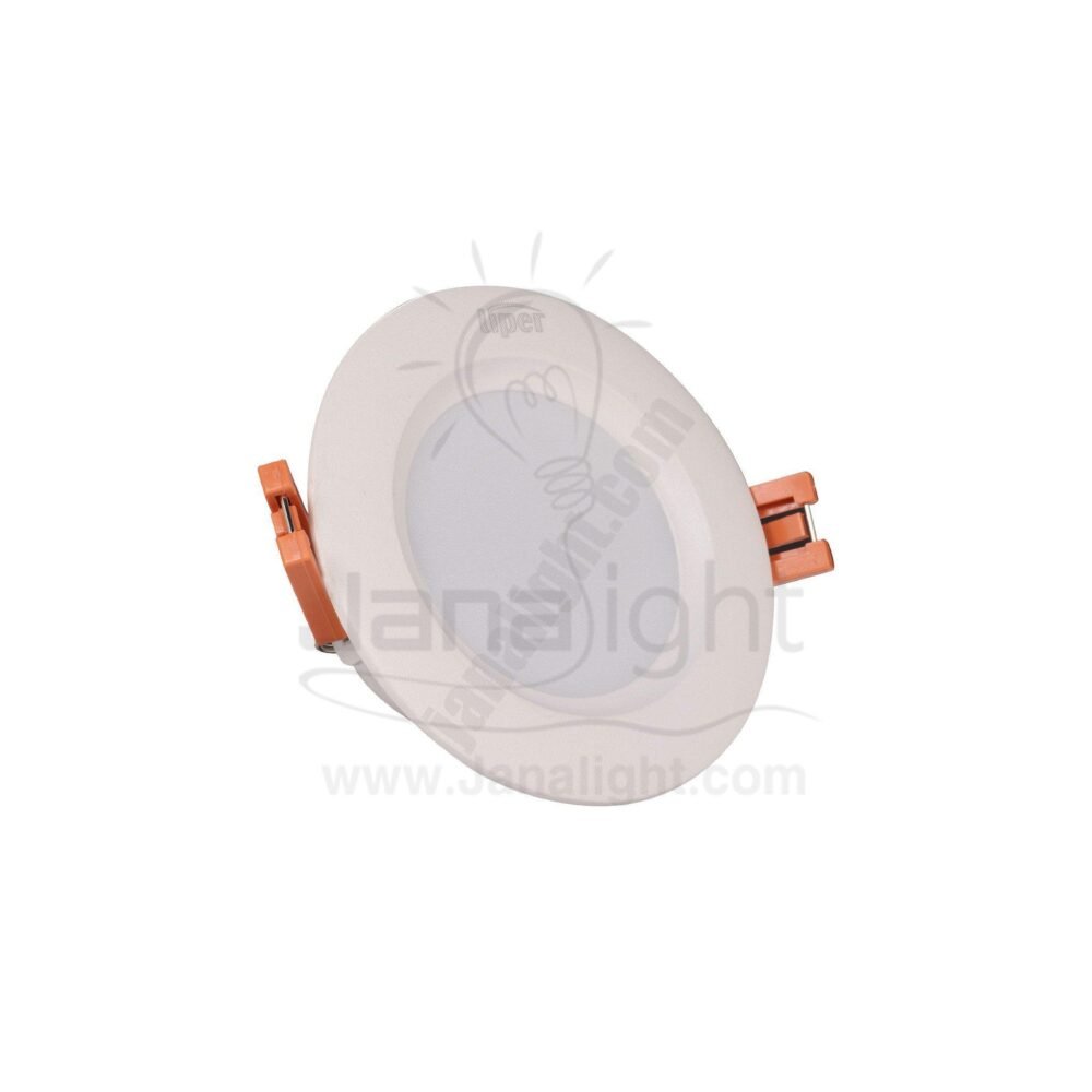 سبوت بانيل مدور 7 وات ابيض round white 7 watt spot panel light LIPER